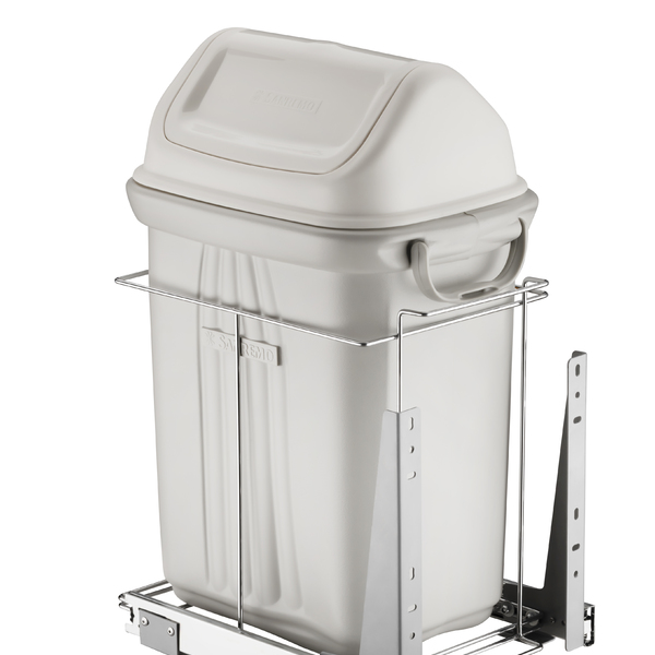 ideias de cozinha com lixeira de embutir