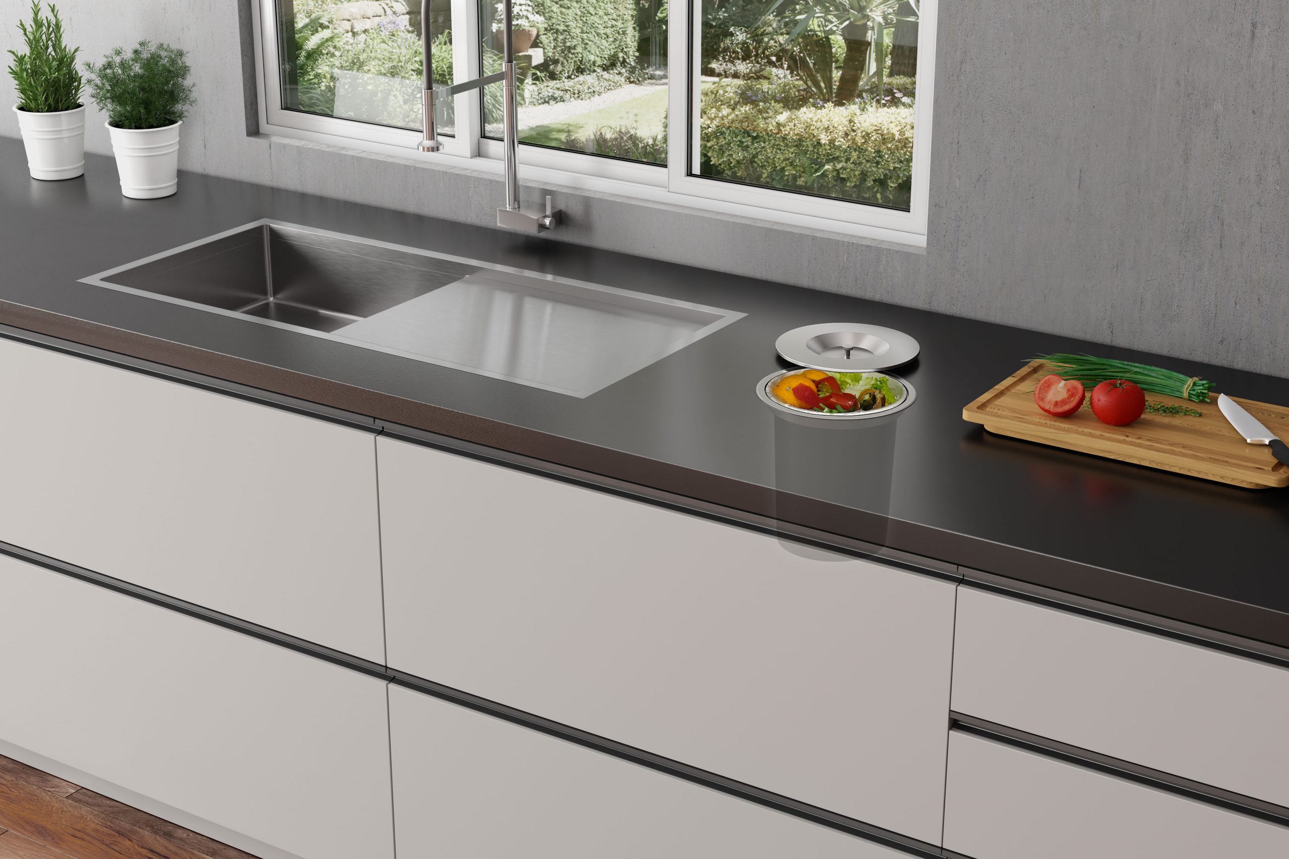 Lixeira de Embutir na Bancada vs. Armário: Qual a Melhor Opção para Você?