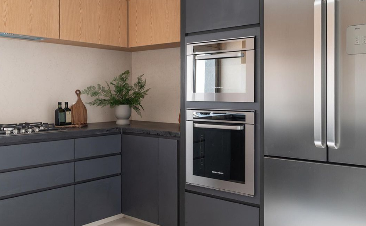 ideias de cozinha com torre quente