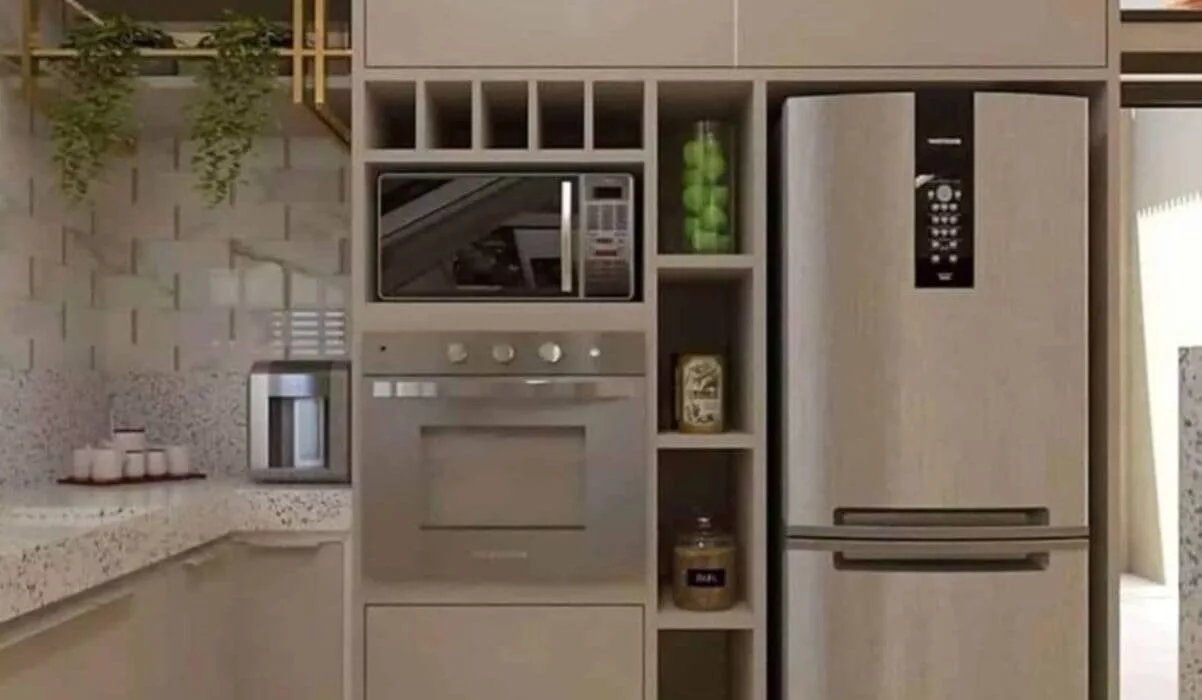 ideias de cozinha com torre quente