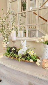 ideias de decoração de páscoa boho chic