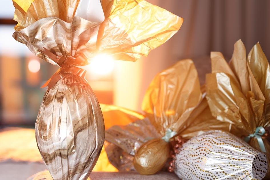 Como criar embalagens de luxo para ovos de Páscoa