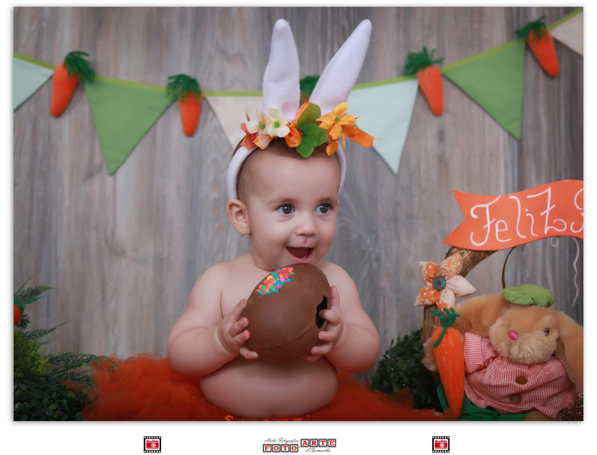 Melhores Acessórios para Ensaio de Páscoa do Bebê