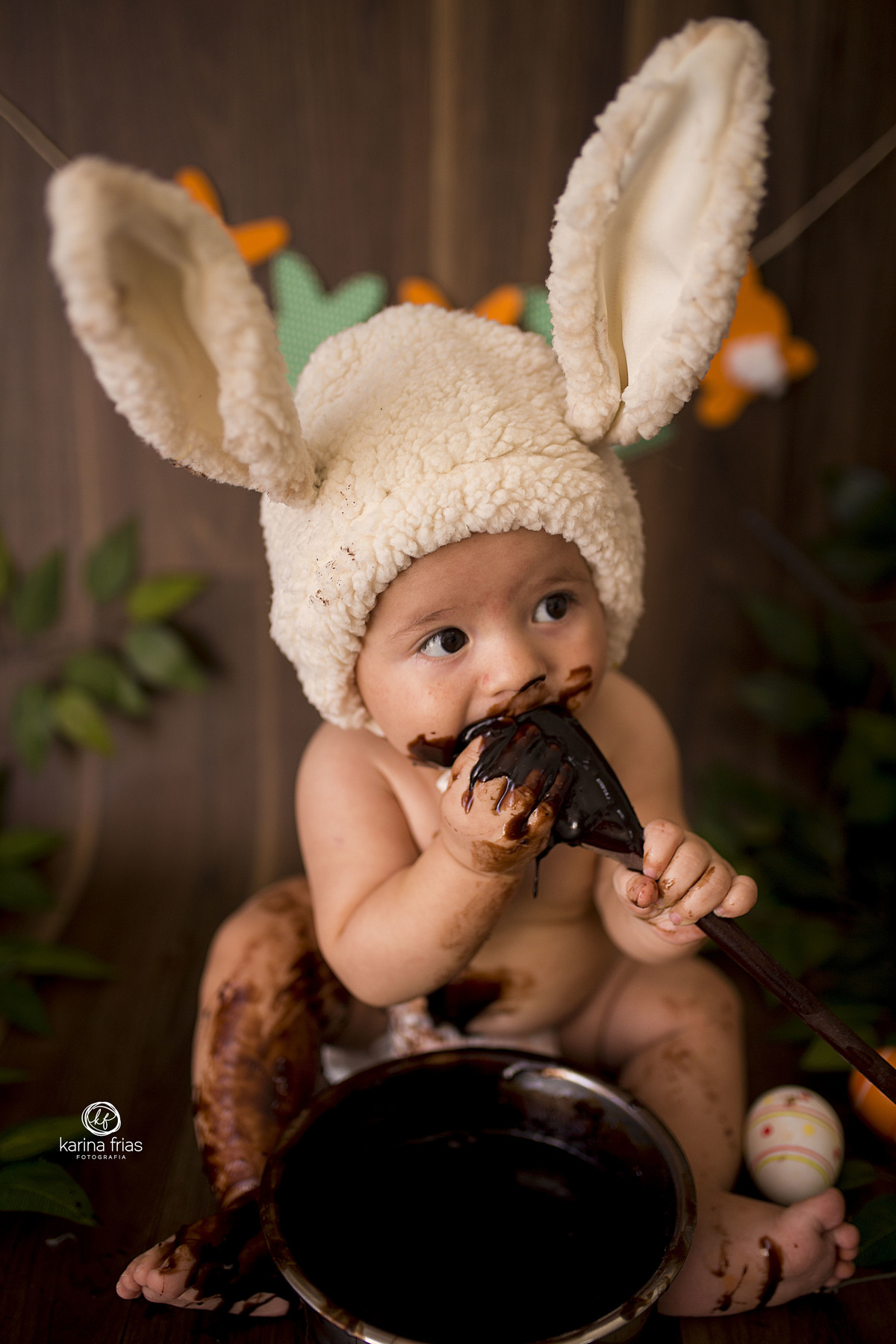 Figurinos Criativos para Fotos de Páscoa do Bebê