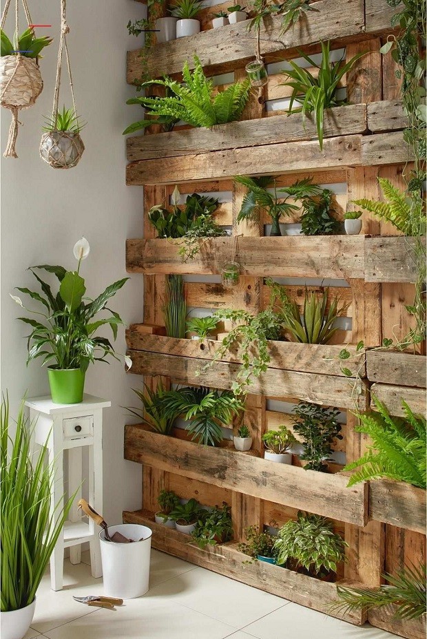 horta vertical com pallet