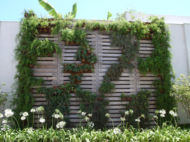 jardim vertical pallet externo