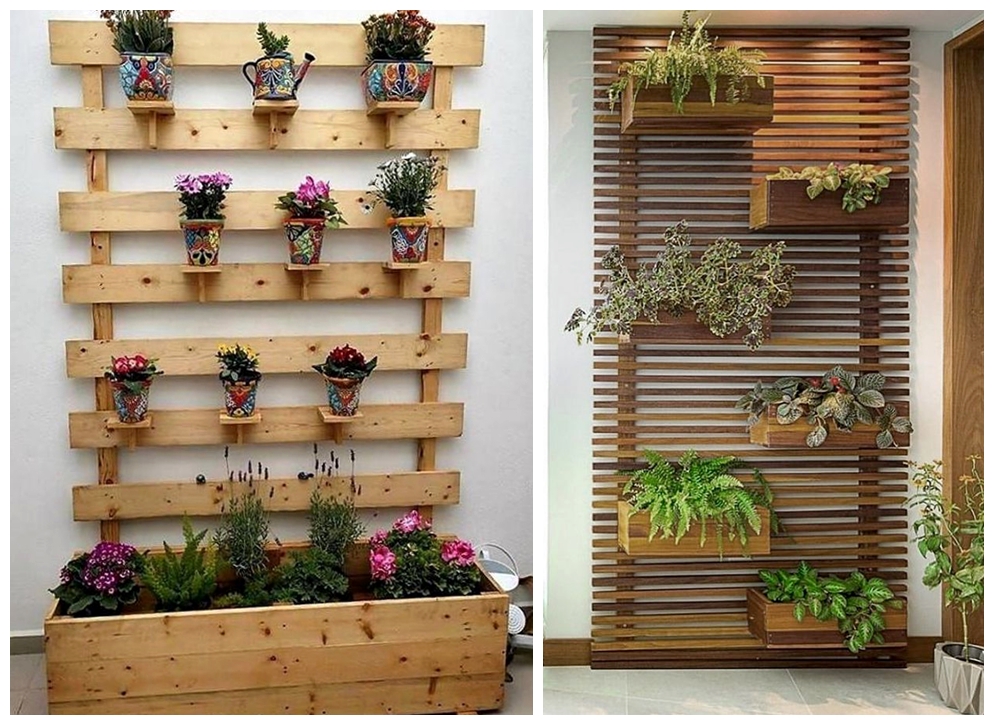jardim vertical pallet interno