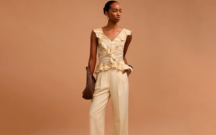 vestido midi laise vs pantalona seda para batizado