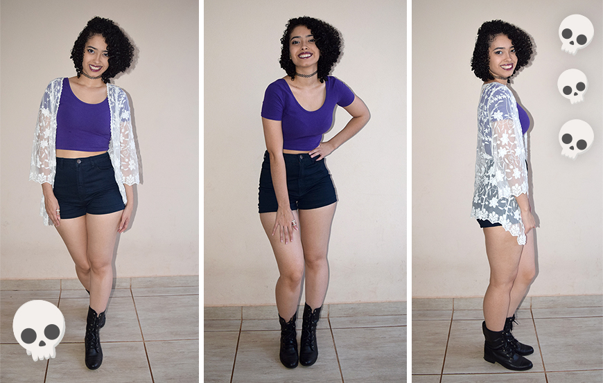 ideias de looks para festa de halloween simples