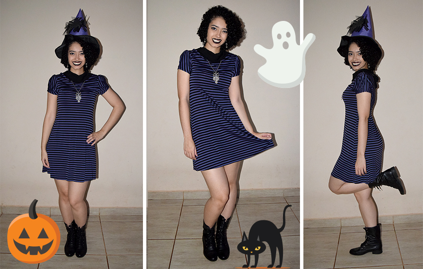 ideias de looks para festa de halloween simples
