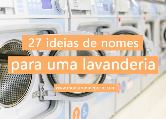ideias de nomes para lavanderia