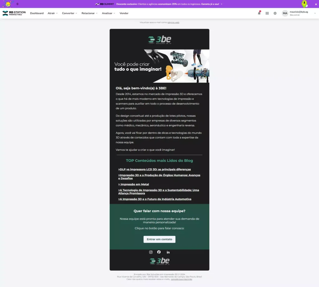 exemplos de personalização email marketing ia