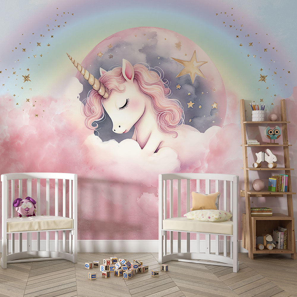 ideias de quarto de bebê tema arco-íris