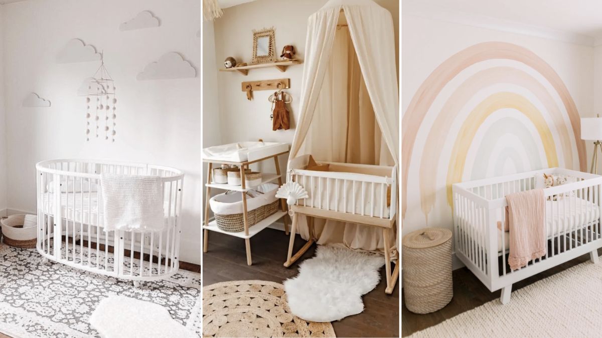 ideias de quarto de bebê tema arco-íris