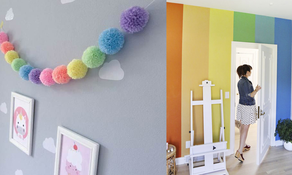 quanto custa decorar um quarto de bebê tema arco-íris