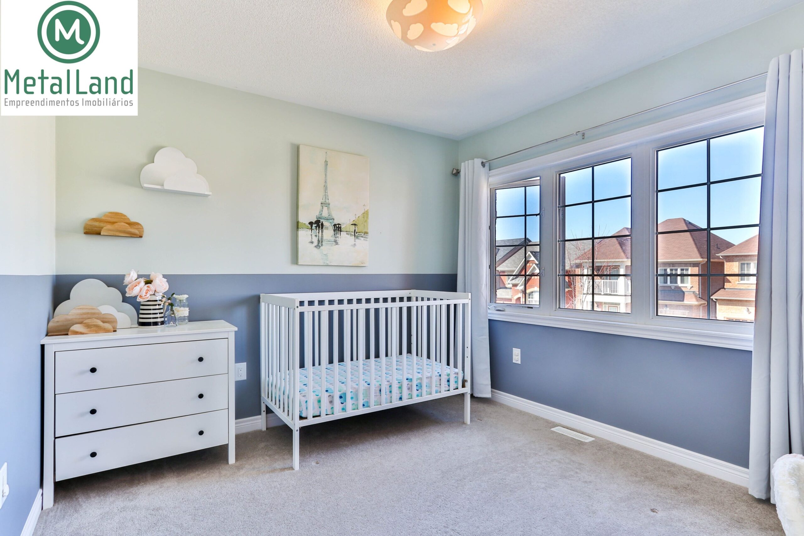 quanto custa decorar um quarto de bebê tema nuvem