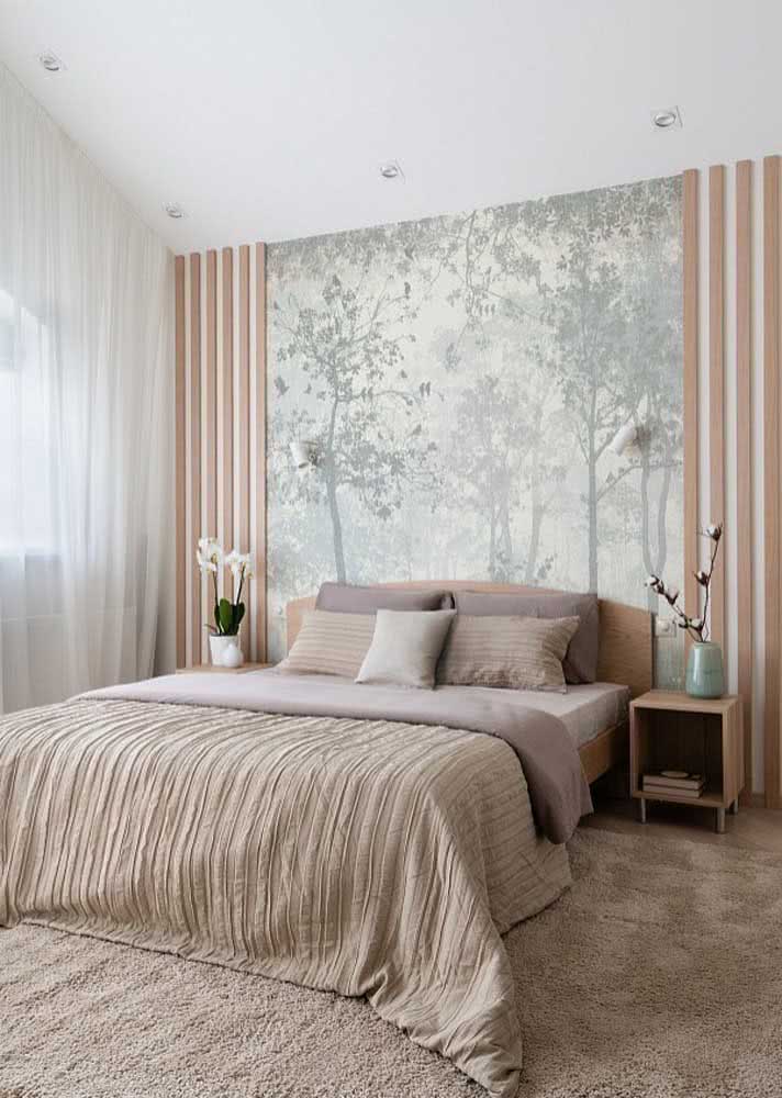 quanto custa aplicar papel de parede floral em quarto de casal