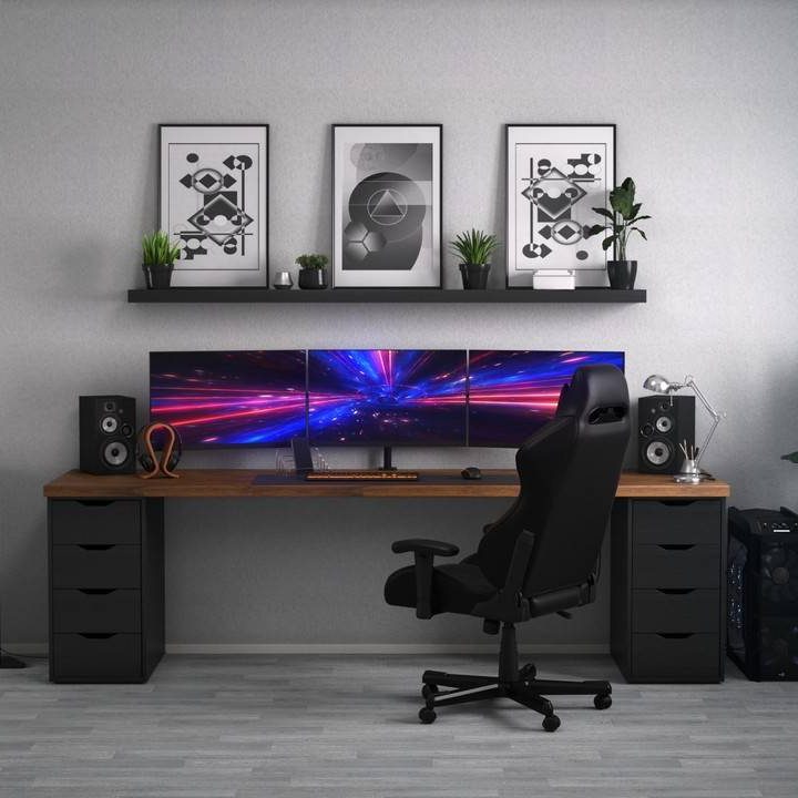 como instalar painel de led hexagonal no quarto gamer
