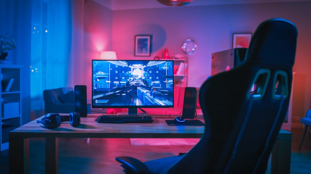 ideias criativas de quarto gamer com led para iniciantes