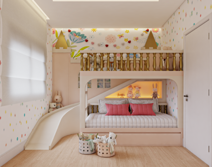 ideias criativas de beliche para quarto infantil