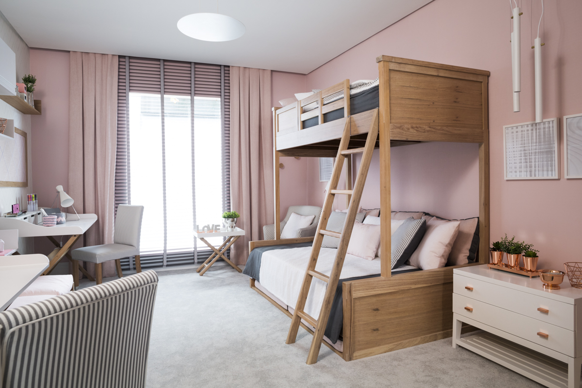 ideias de quarto infantil com beliche