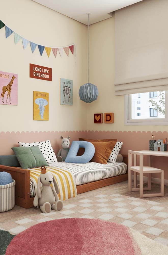quarto infantil montessoriano pequeno e barato