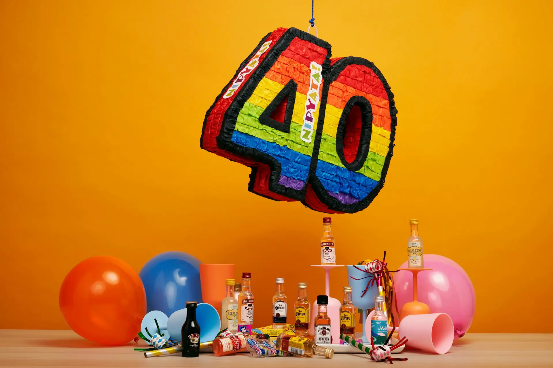 decoração anos 90 festa 40 anos