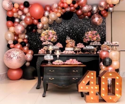 festa de 40 anos com experiência