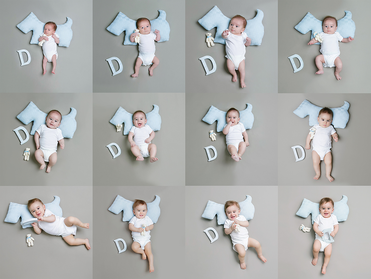 fotos de bebê 1 mês minimalista feminino