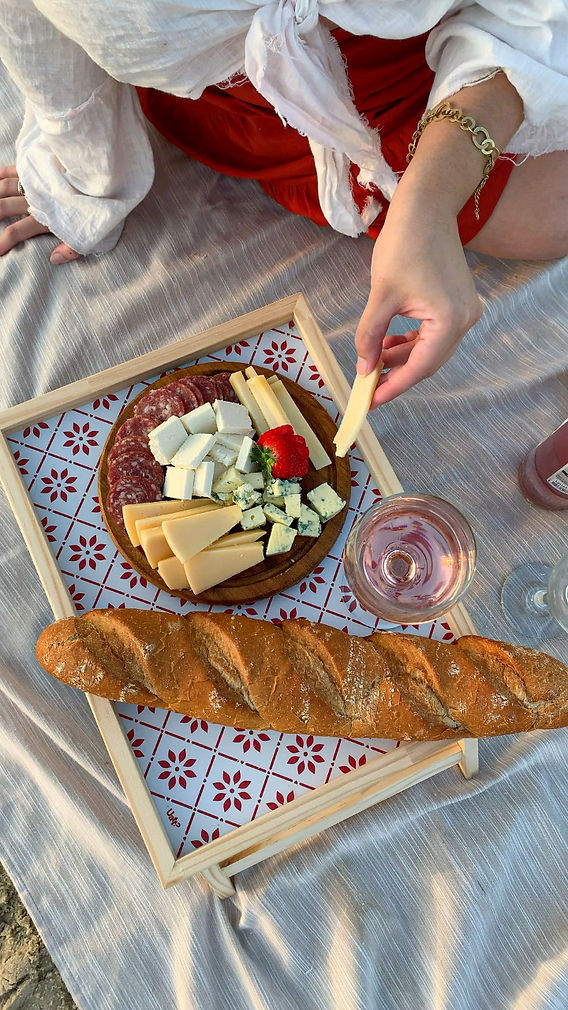 piquenique saudável vs. piquenique tradicional