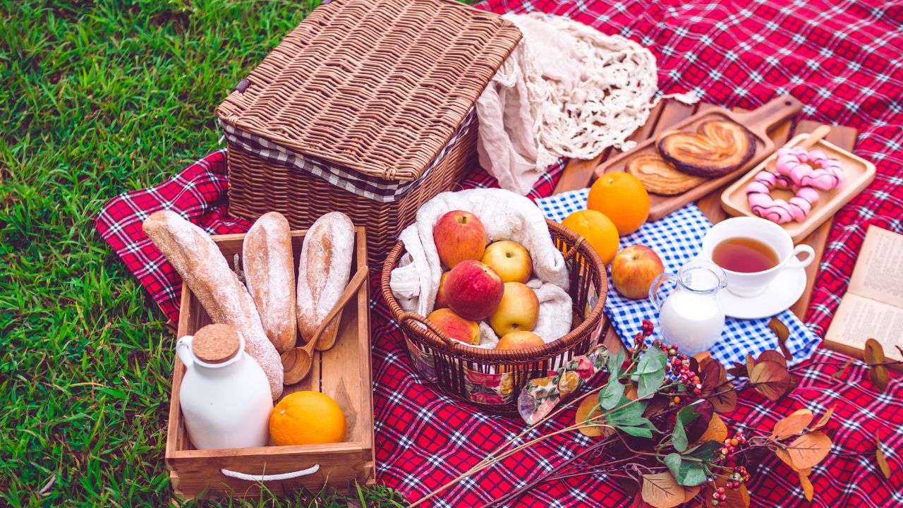 ideias para um piquenique saudável no parque