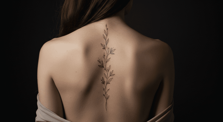 tatuagem costas delicada