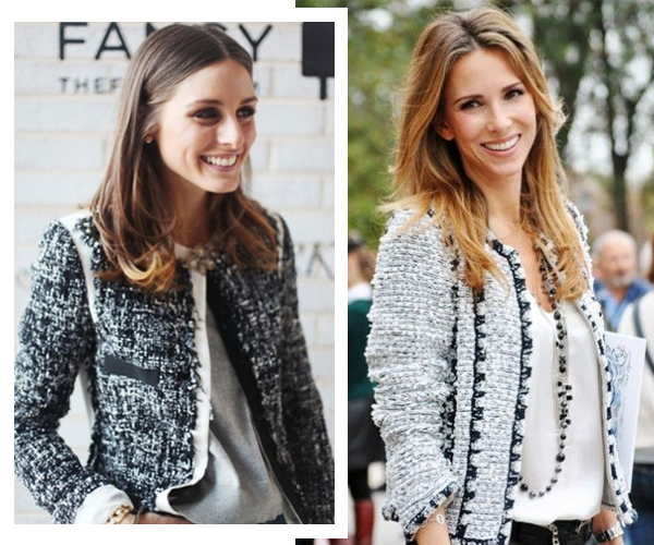 Jaqueta tweed slim