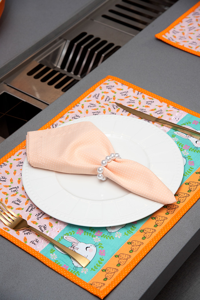 Como fazer um jogo americano de crochê para Páscoa