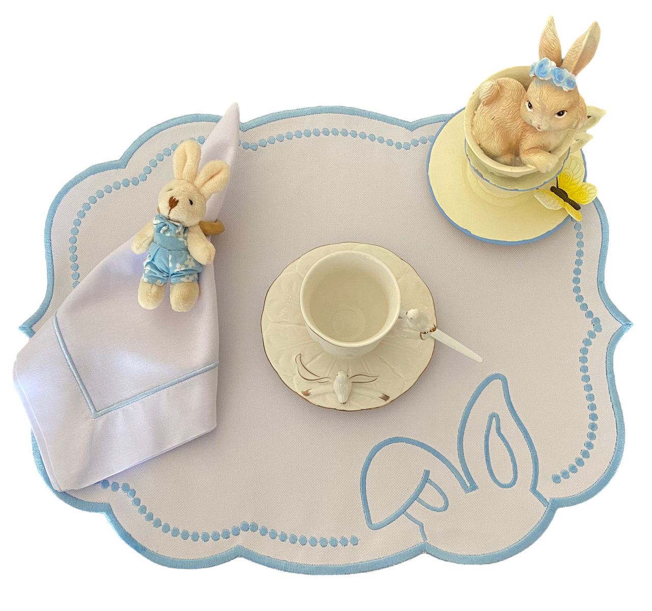 Como fazer um jogo americano de crochê para Páscoa