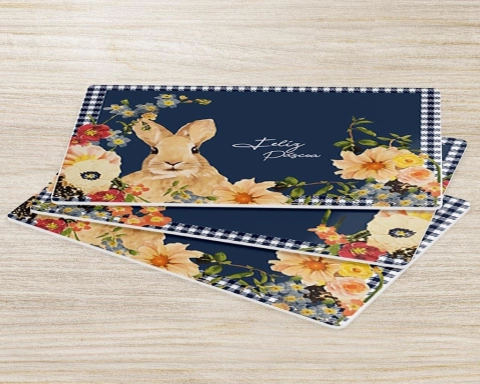 5 ideias de estampas de patchwork para sua mesa de Páscoa