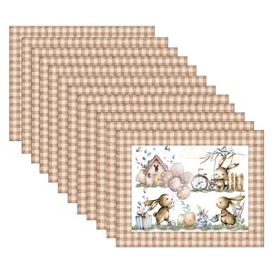 jogo americano de páscoa artesanal