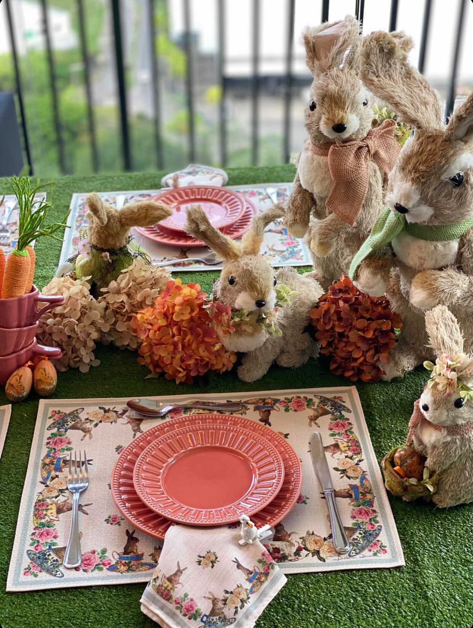 Como fazer um jogo americano de crochê para Páscoa