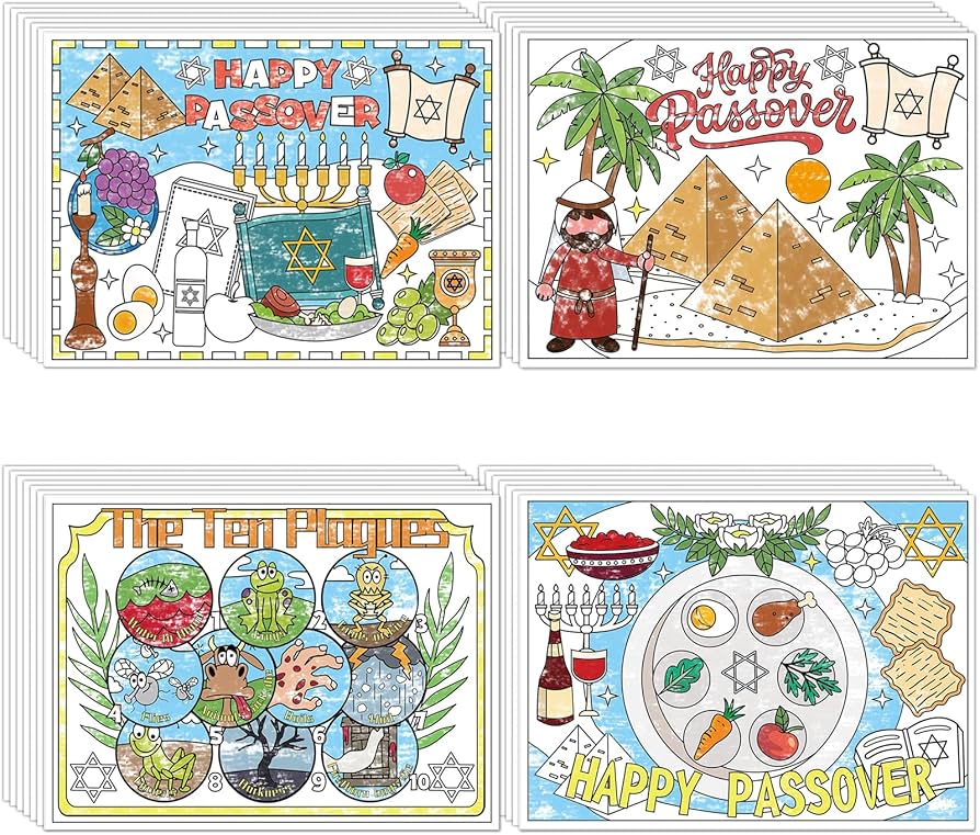 Onde encontrar jogos americanos de linho bordado para a Páscoa