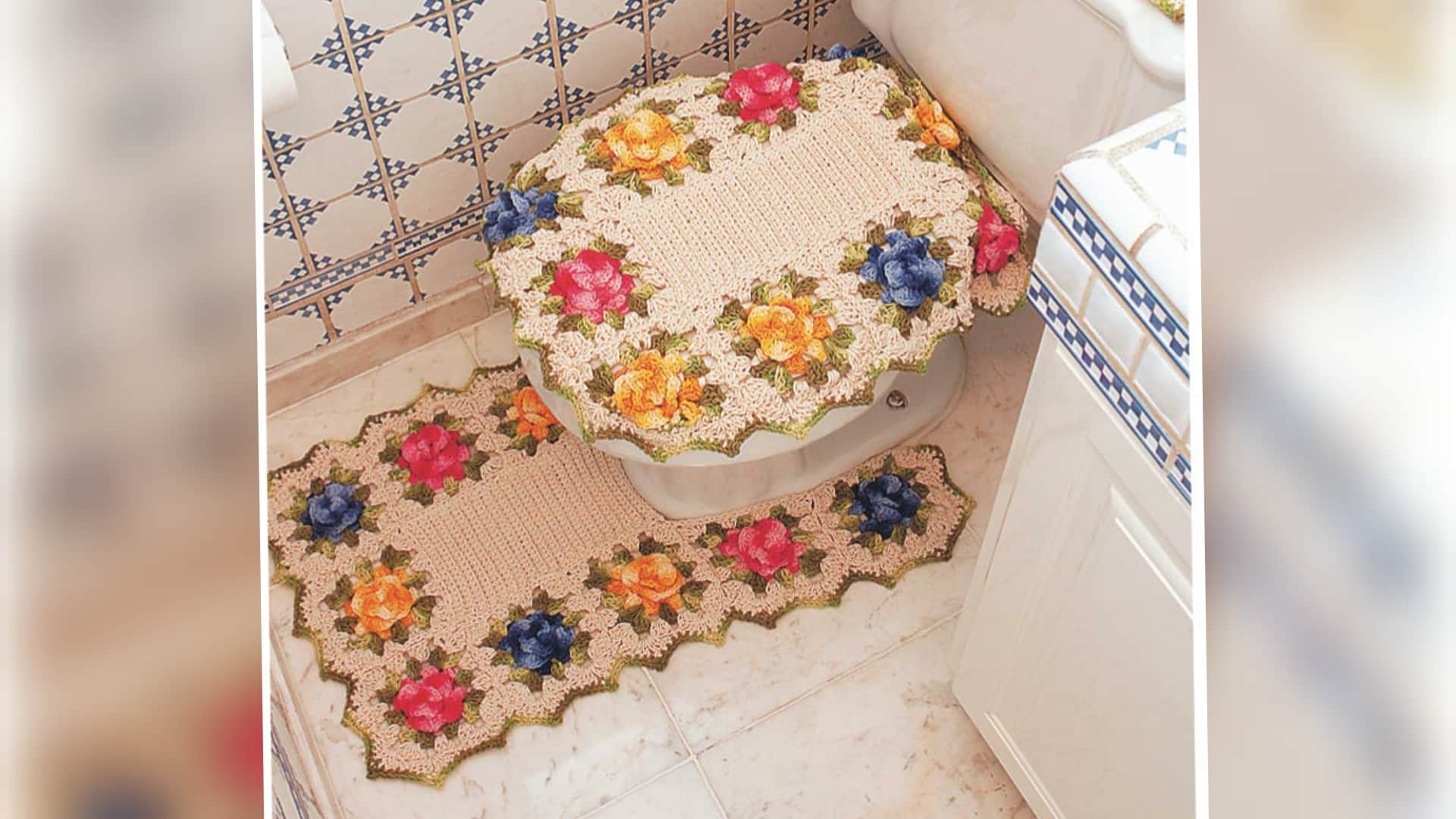 Os Melhores Barbantes para Jogo de Banheiro em Crochê