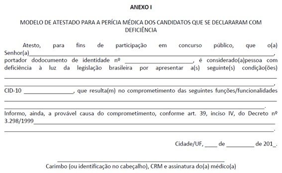 laudo pcd concurso público vs laudo benefício INSS