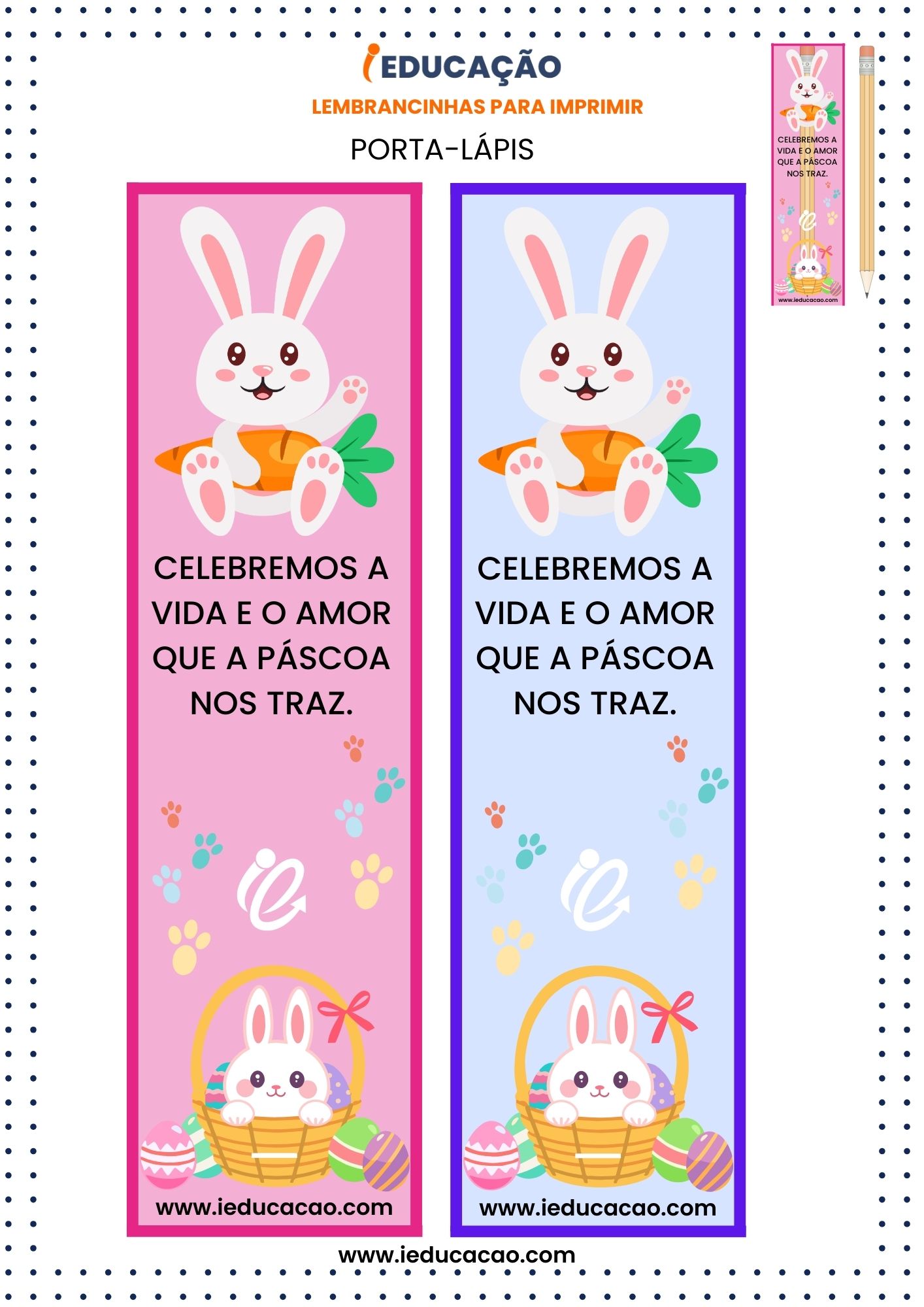 Como fazer porta-bombom de Páscoa com EVA