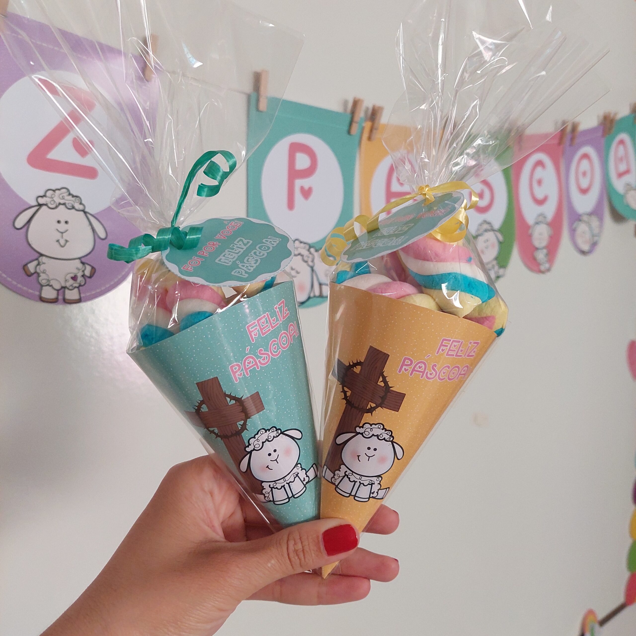 lembrancinha de páscoa sachê perfumado