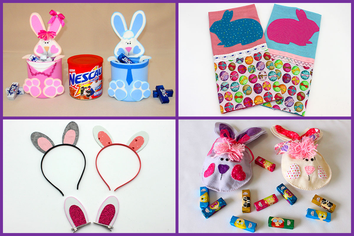 Como fazer lembrancinhas de Páscoa DIY com EVA e feltro