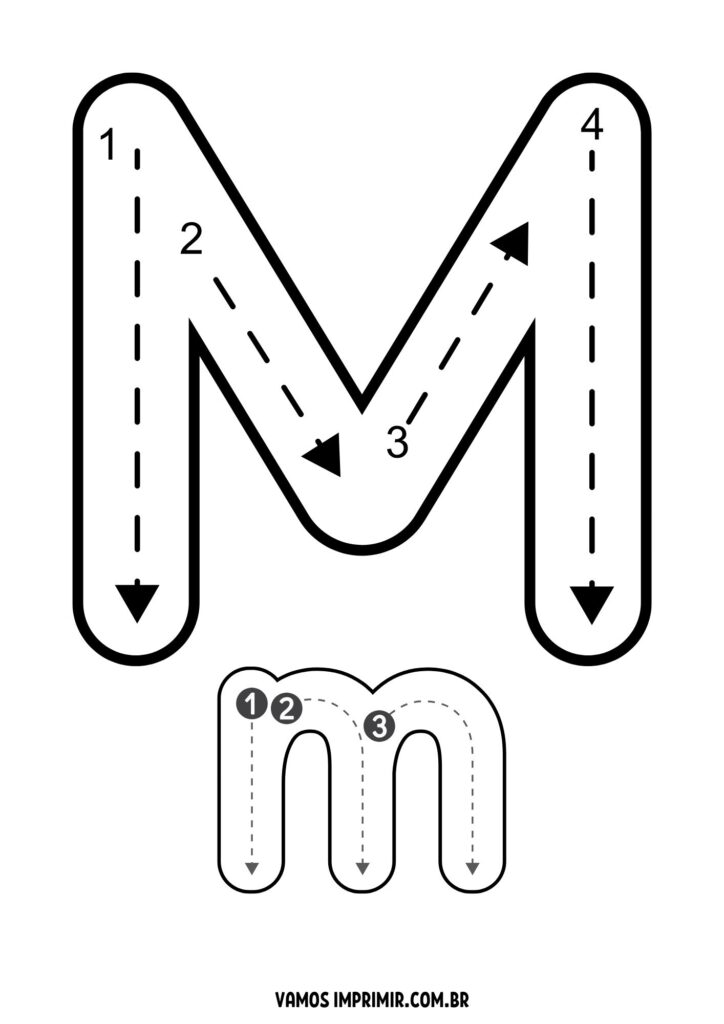 custo de fontes personalizadas para a letra M