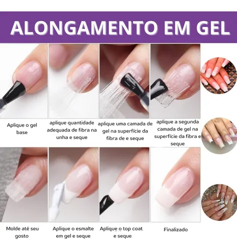 melhores kits unhas gel iniciantes