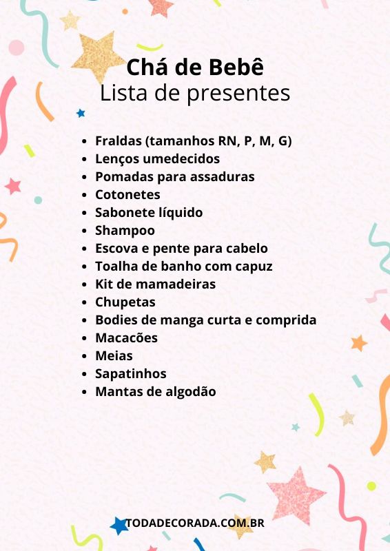 Lista De Casa Nova Completa