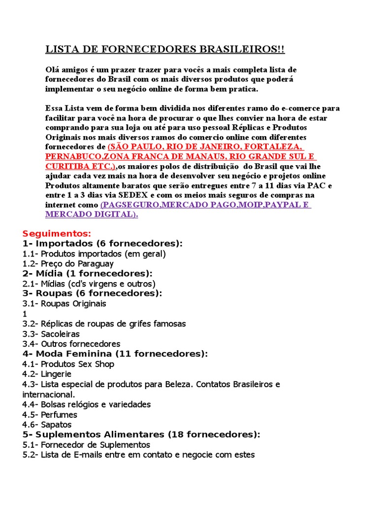 comprar perfumes importados no atacado com nota fiscal