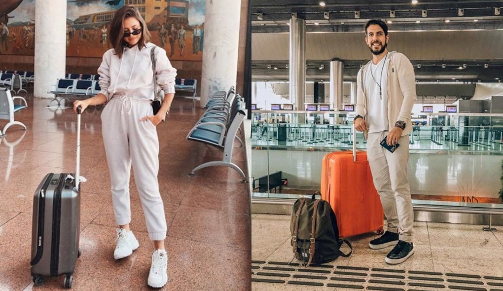 melhores looks para viajar de avião no inverno