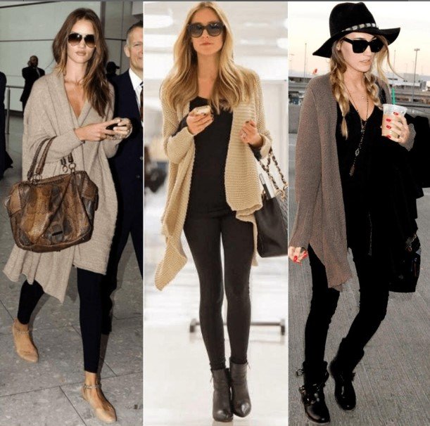 como usar terceira peça em look de avião